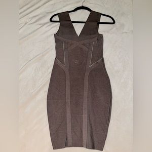 Marciano Brown Bandage Dress XS